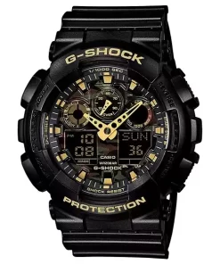 RELOJ CASIO GA-100CF-1A9 BLACK SUN RIDER