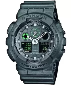 RELOJ CASIO GA-100MB-1 BLACK & GREEN RIDER