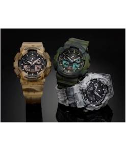 Reloj GA-100MM-3 GREEN SAFARI en la Tienda On-Line CASIO