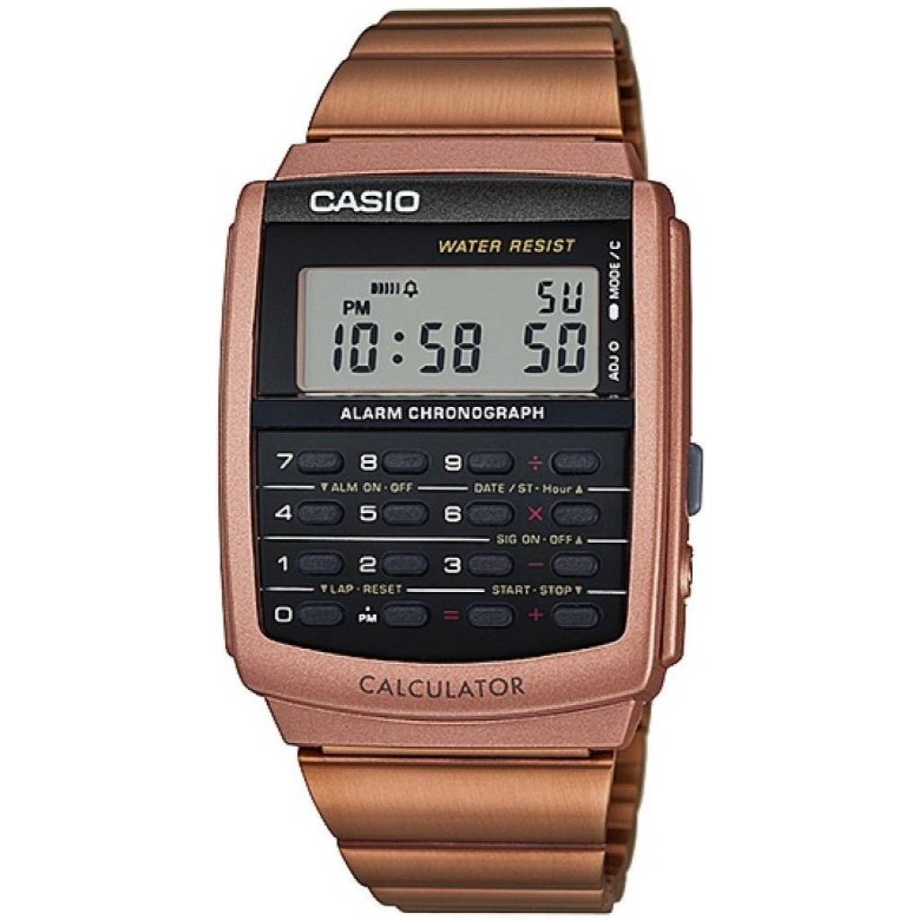 rose gold calculator casio