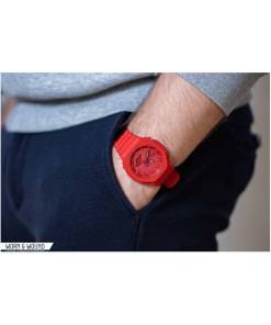 RELOJ CASIO GA-2100-4ADR G-SHOCK FULL RED