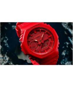 RELOJ CASIO GA-2100-4ADR G-SHOCK FULL RED