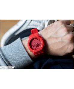 RELOJ CASIO GA-2100-4ADR G-SHOCK FULL RED